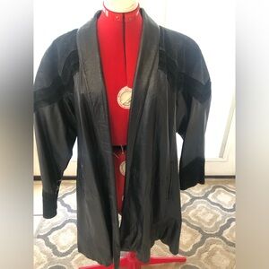 Vintage Black Leather Jacket